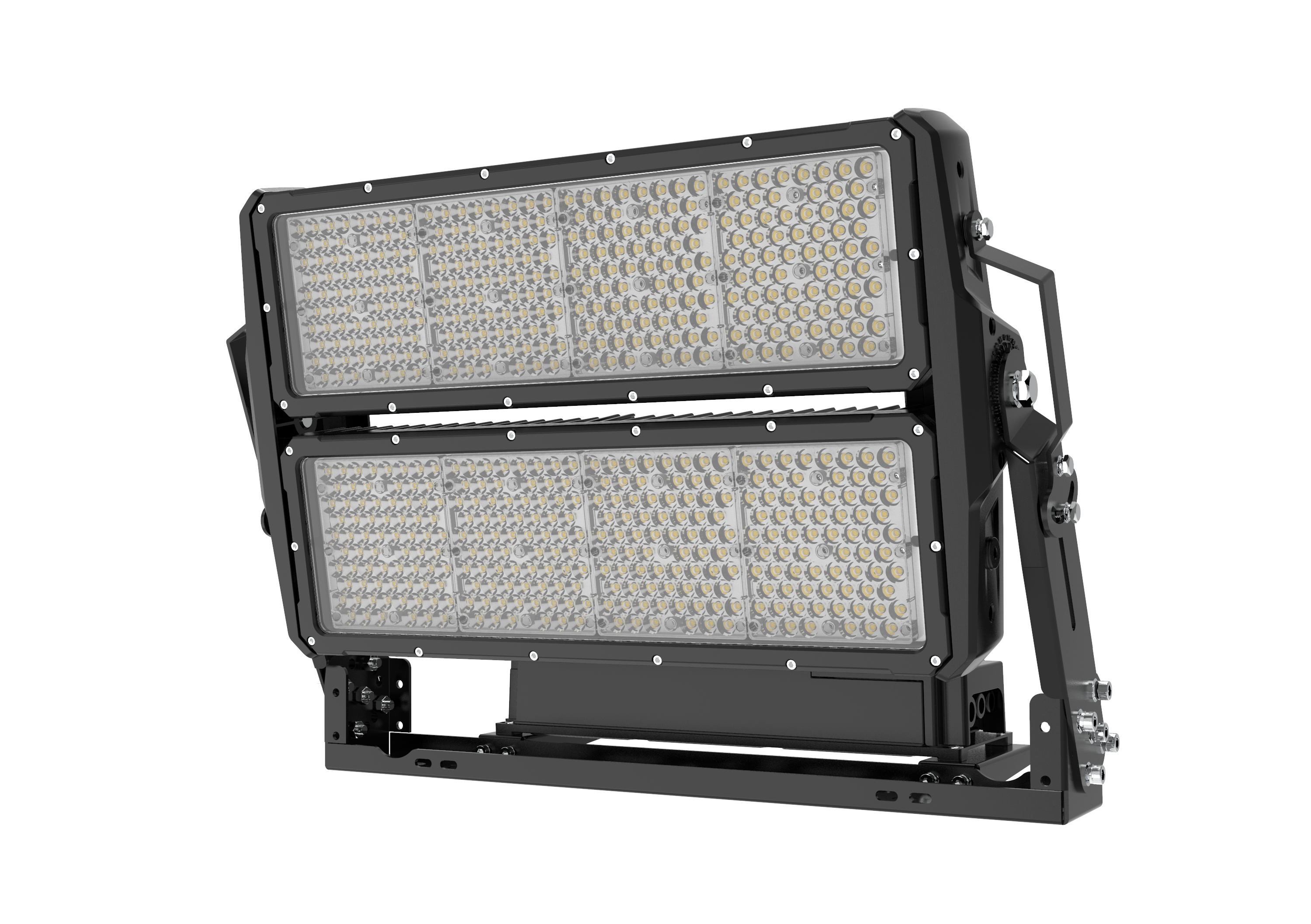 Carsington Plus Sports Floodlight 1360W 5000K Black IP66 60x130D